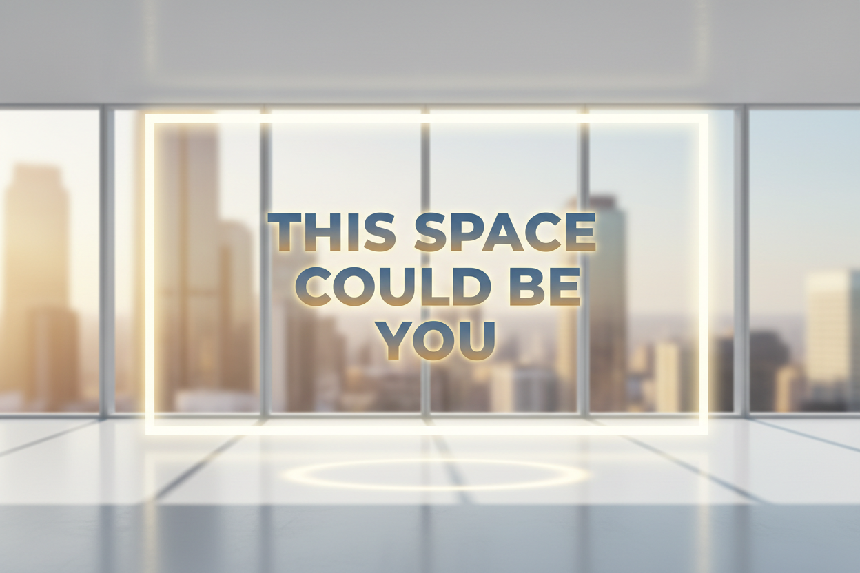 this space could be you